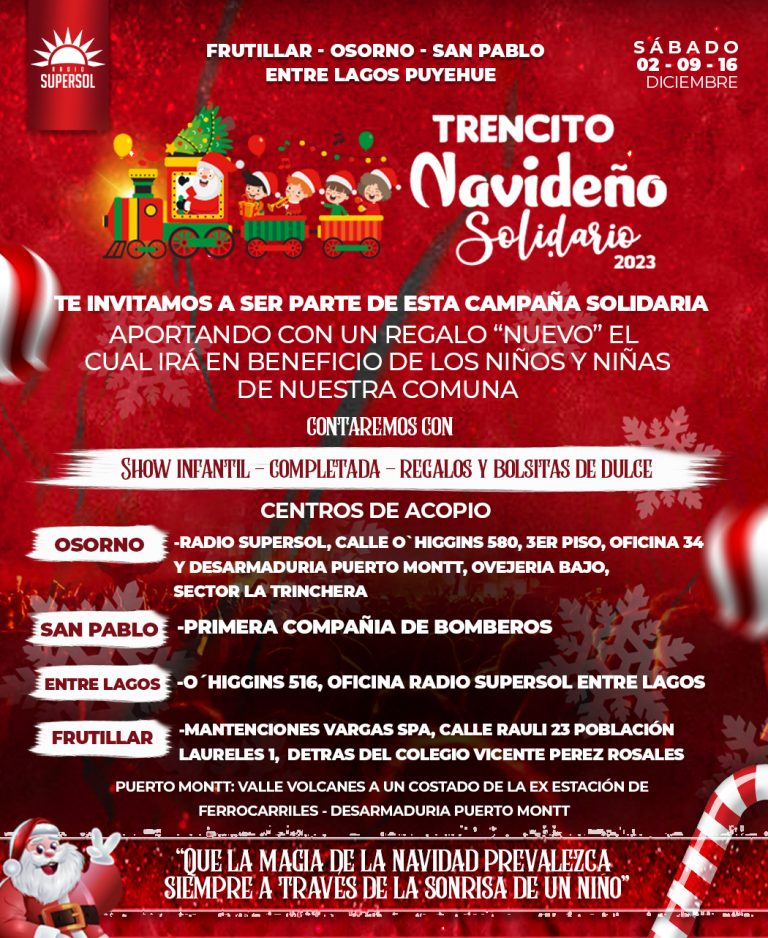 Trencito Navideño Solidario